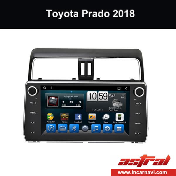 Android Toyota Car Stereo with Screen Prado 2018 Wholesale